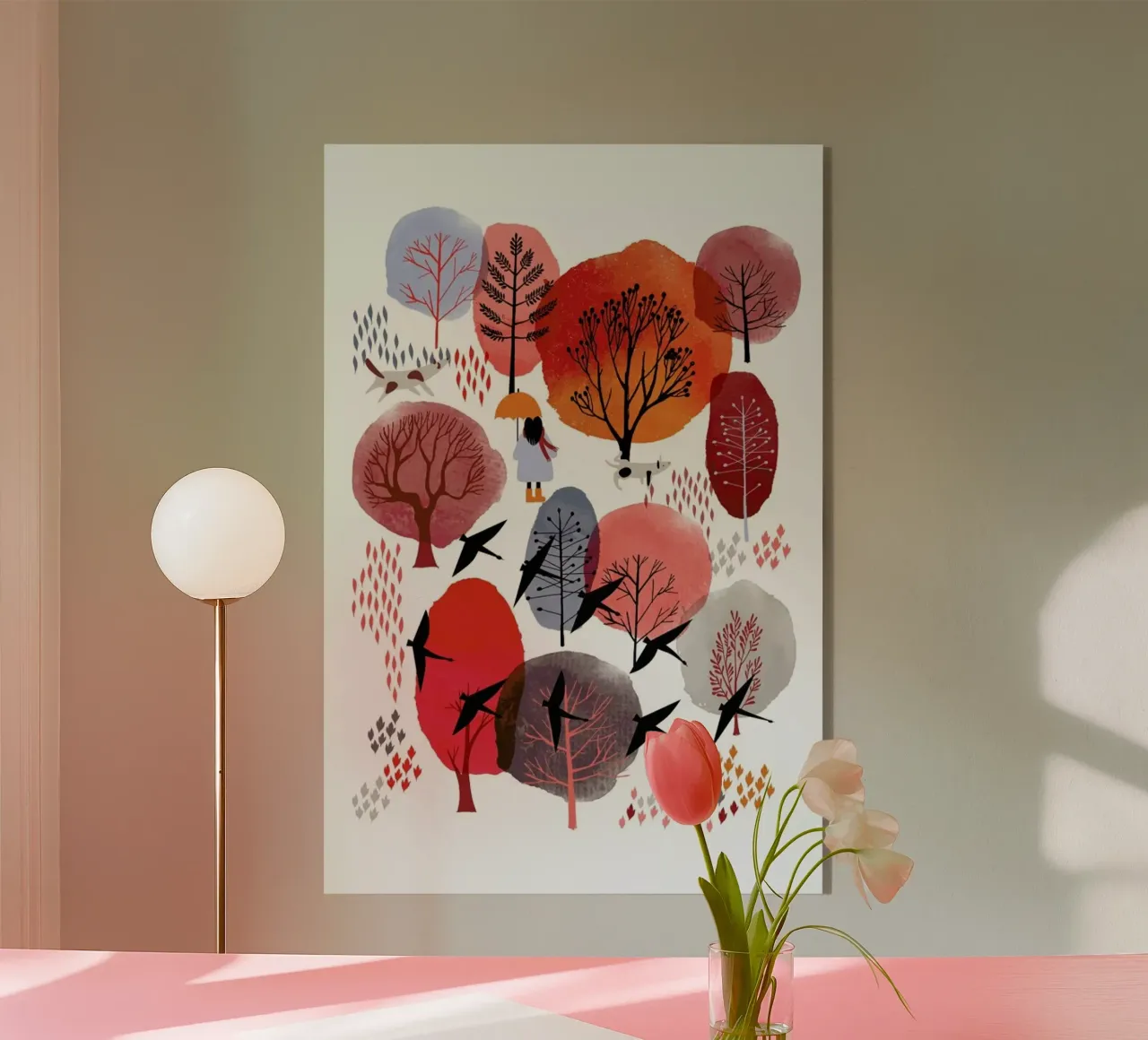 Autumn Forest plexiglass da Little Flourishes