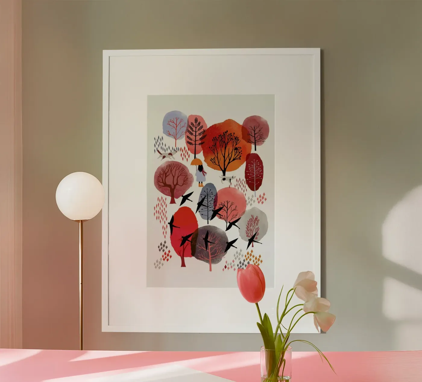 Autumn Forest poster da Little Flourishes