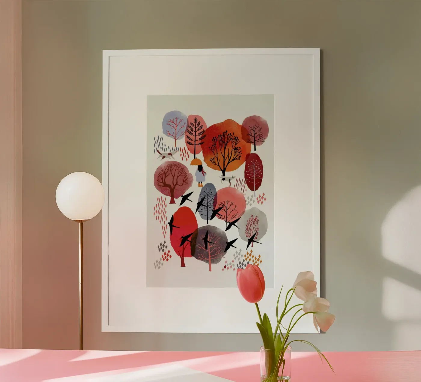 Autumn Forest poster da Little Flourishes