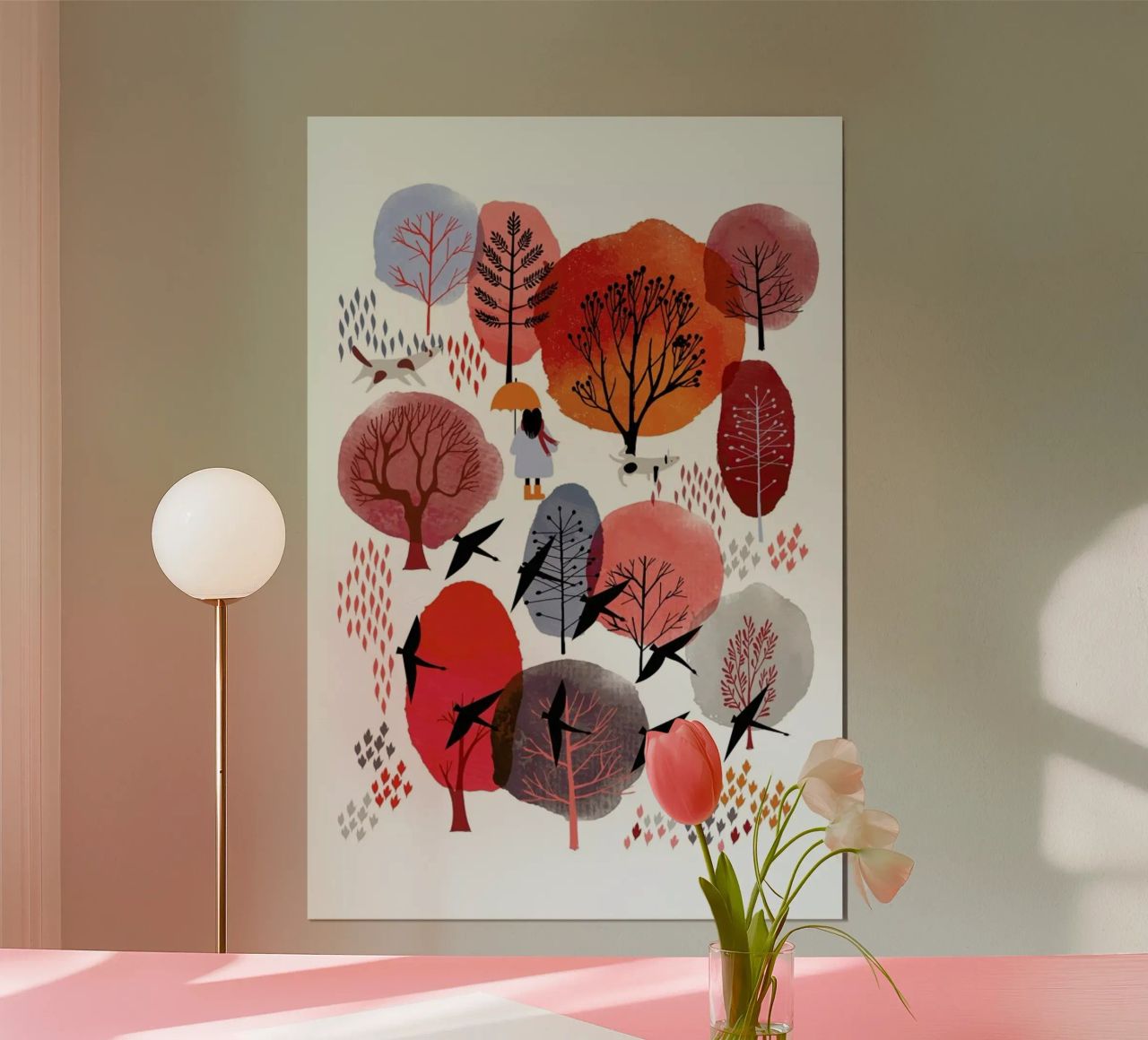 Autumn Forest Poster von Little Flourishes