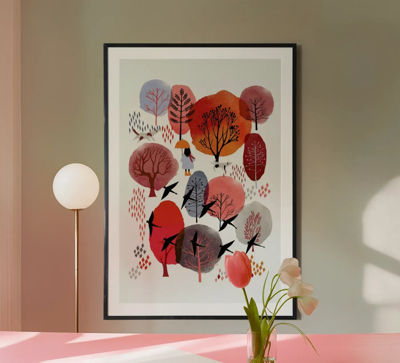 Autumn Forest poster da Little Flourishes