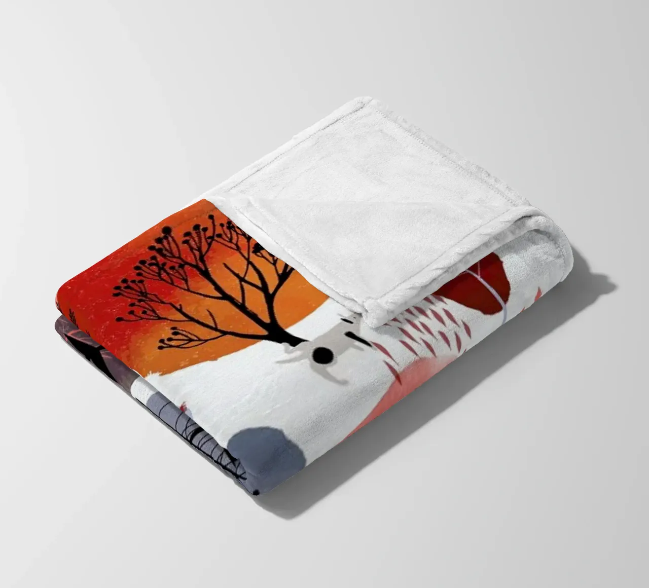 Autumn Forest coperta in pile da Little Flourishes