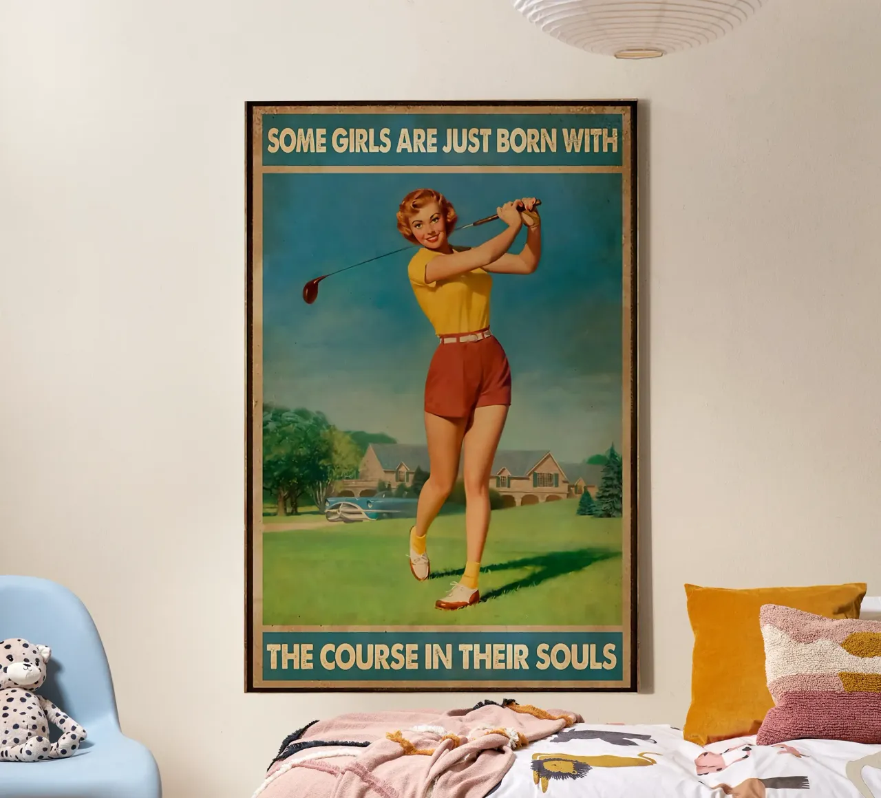 some girl are just born with the course in their souls canvas by khanrosie
