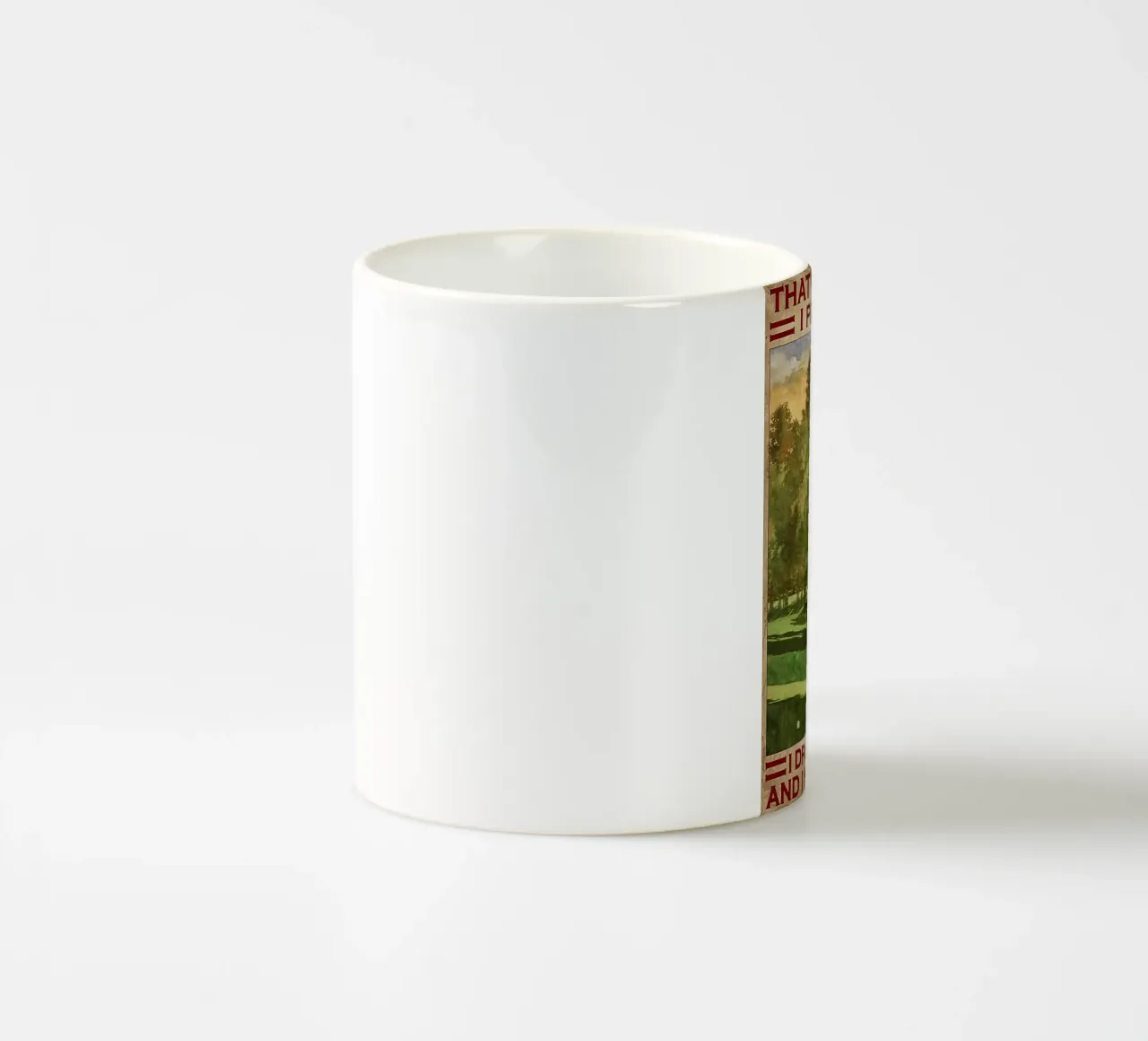 Ecco cosa faccio, gioco a golf e bevo caffè tazza in ceramica da khanrosie