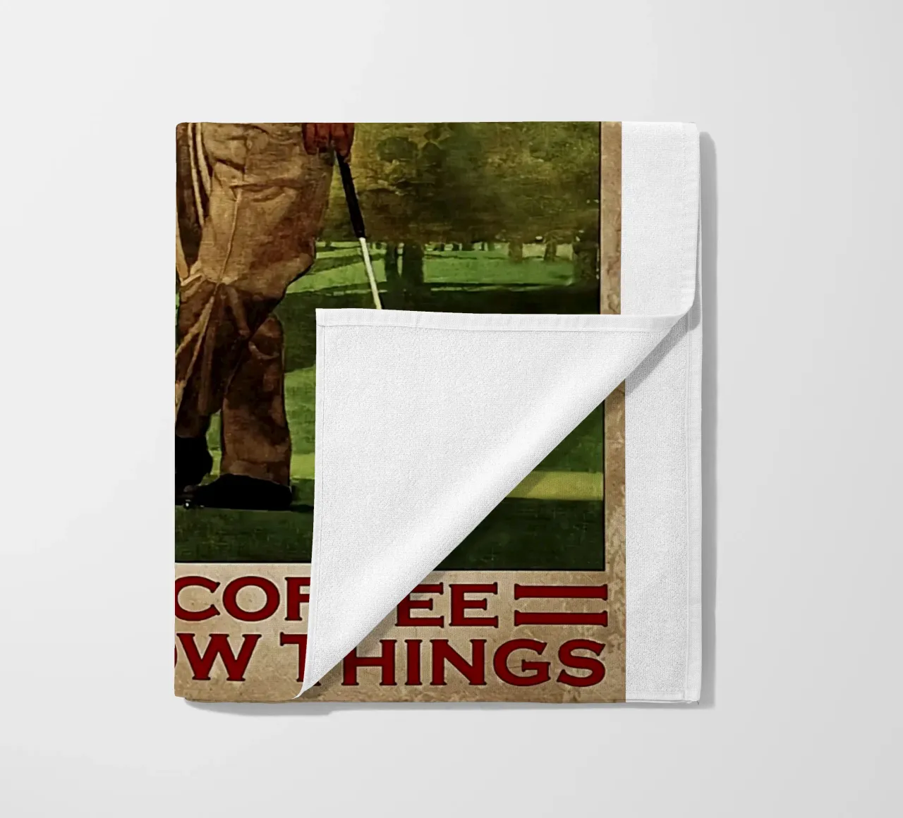 Ecco cosa faccio, gioco a golf e bevo caffè telo mare da khanrosie