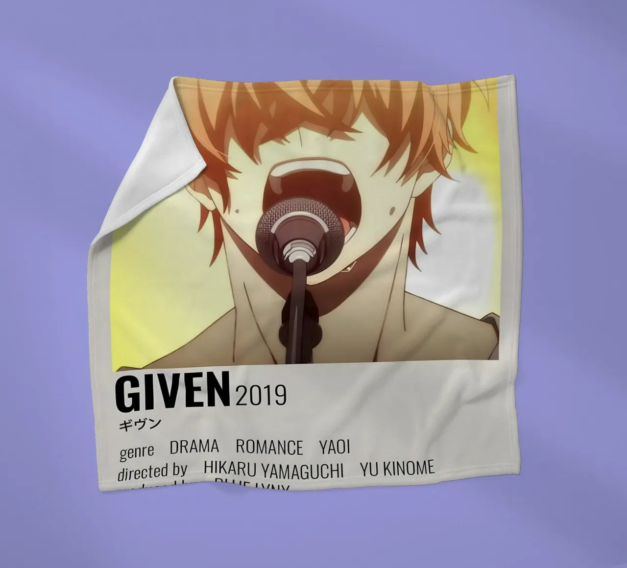 GIVEN 2019 coperta in pile da Totoya