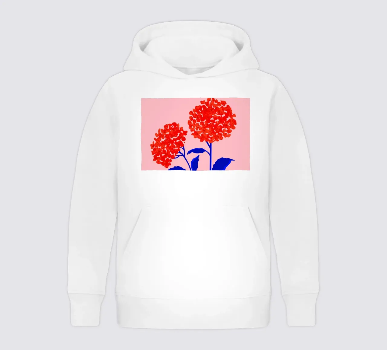 Fiori d'arancio felpa bambino con cappuccio da Kintsugi99