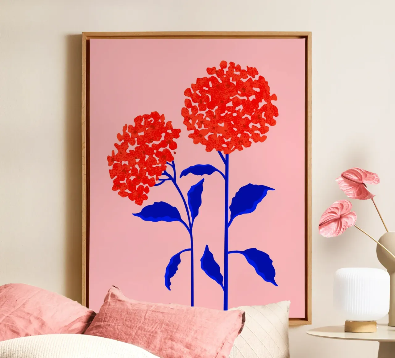 Fiori d'arancio tela con Cornice a cassetta da Kintsugi99
