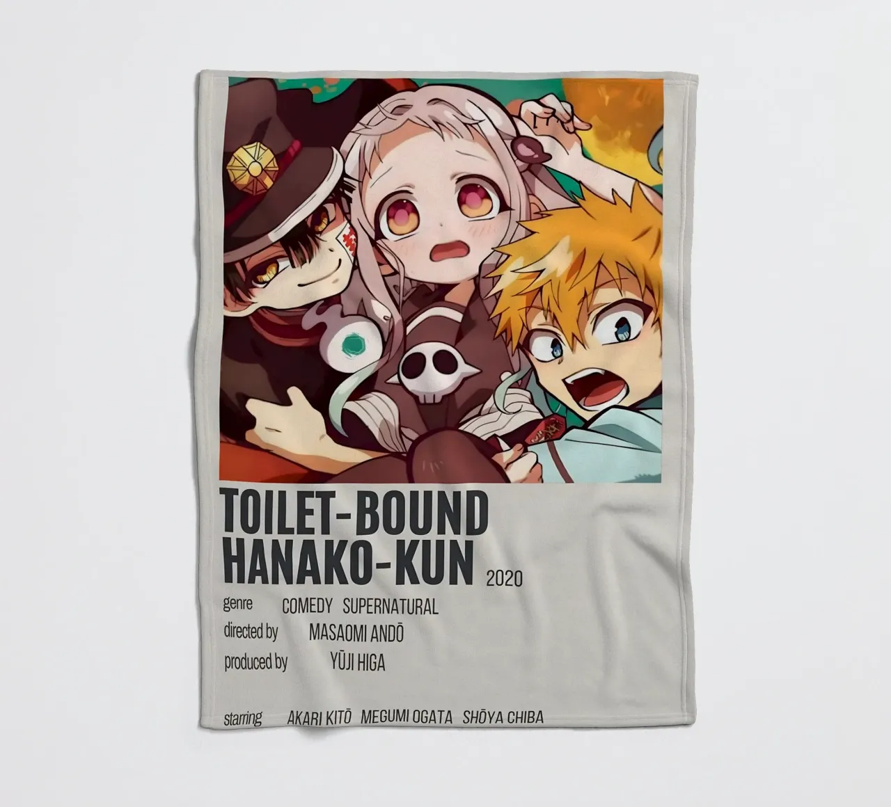 TOILET-BOUND HANAKO-KUN  2020 coperta in pile da Totoya
