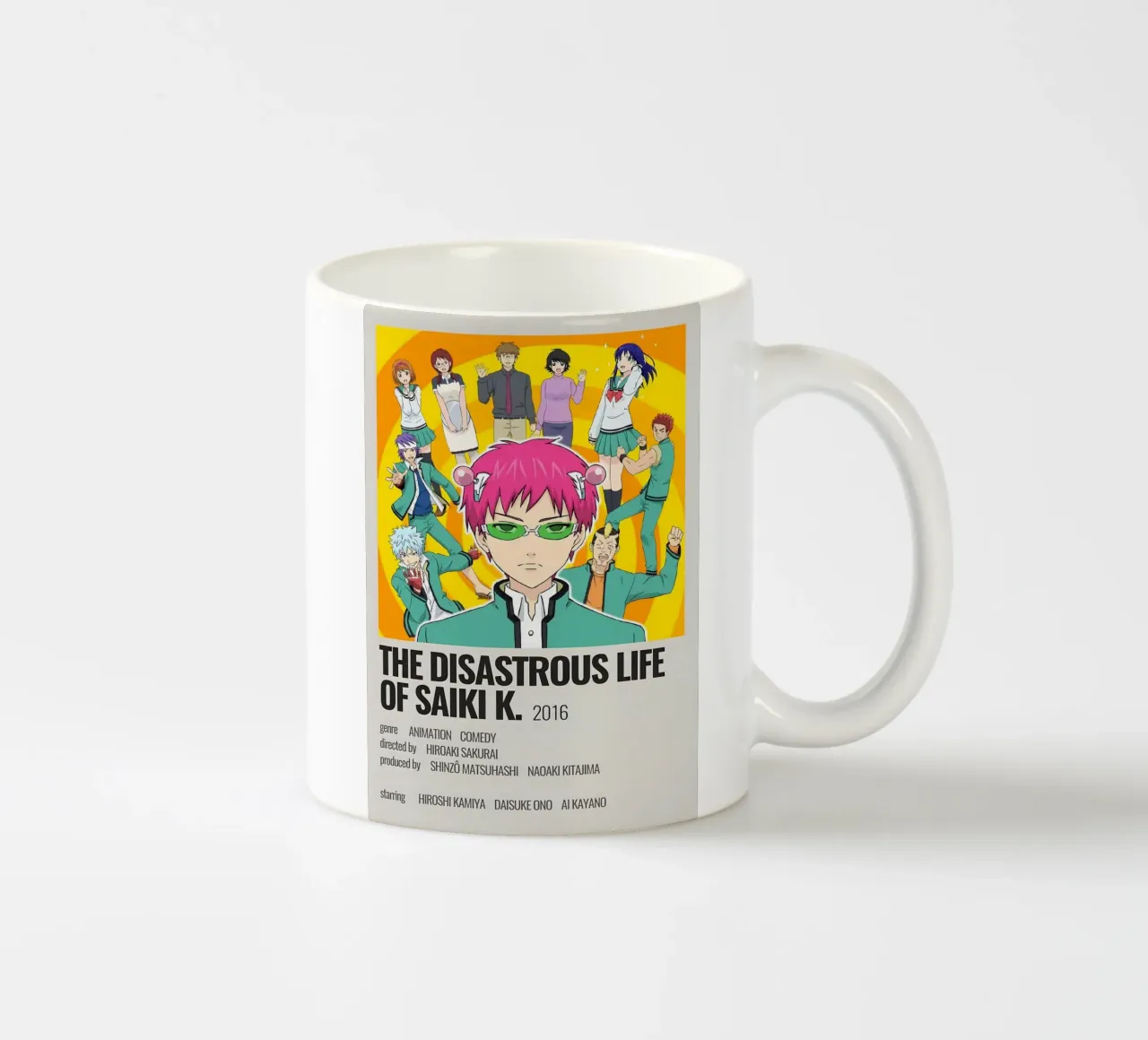 THE DISASTROUS LIFE OF SAIKI K. 2016 tazza in ceramica da Totoya