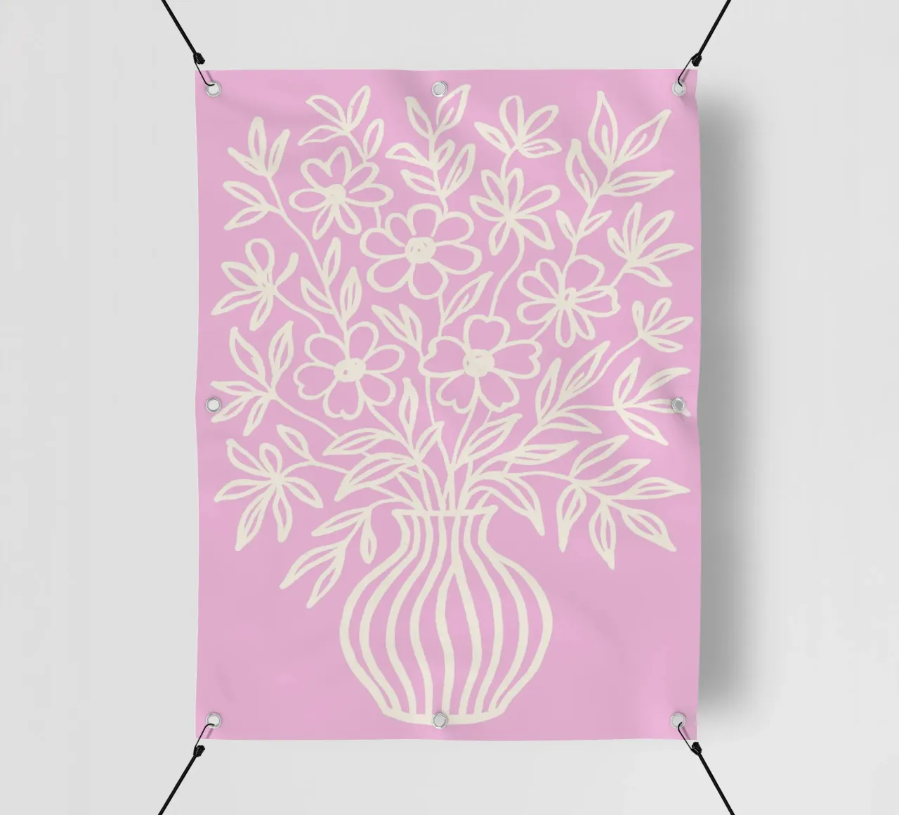 Bouquet In Pink telo in pvc da treechild