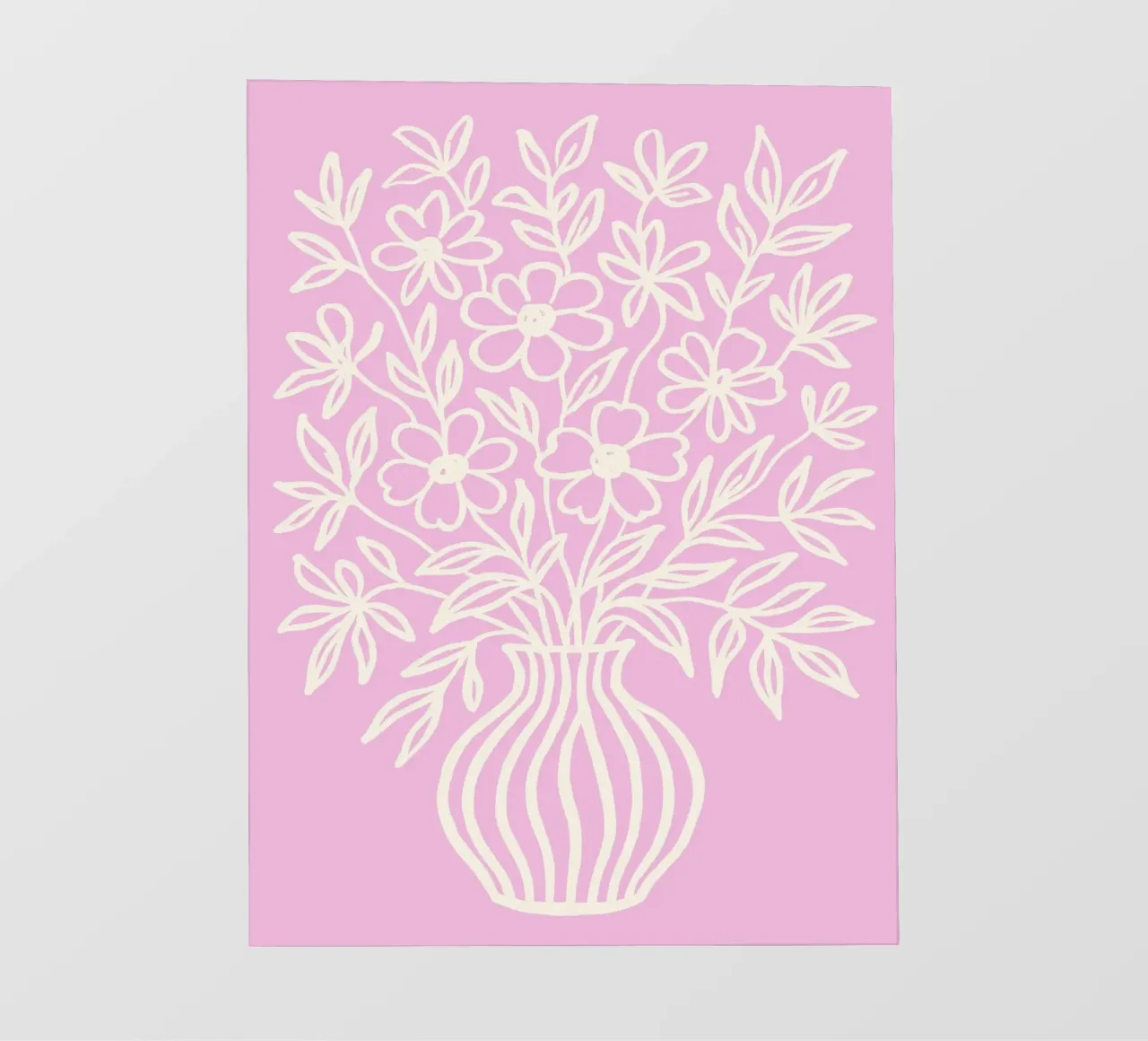 Bouquet In Pink telo in pvc da treechild