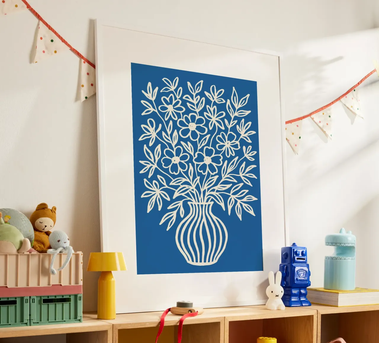 Bouquet in Blue carta hahnemühle da treechild