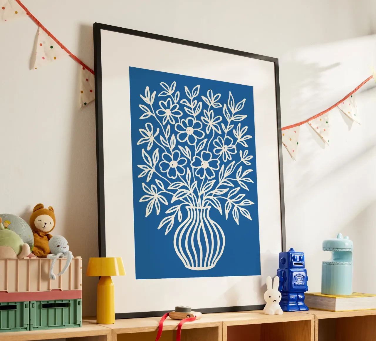 Bouquet in Blue carta hahnemühle da treechild