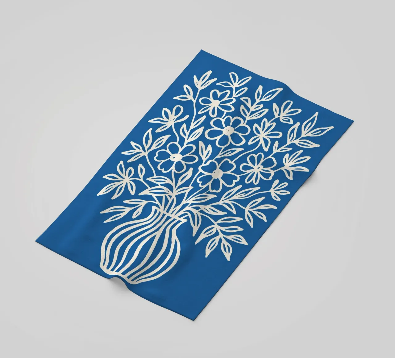 Bouquet in Blue telo mare da treechild