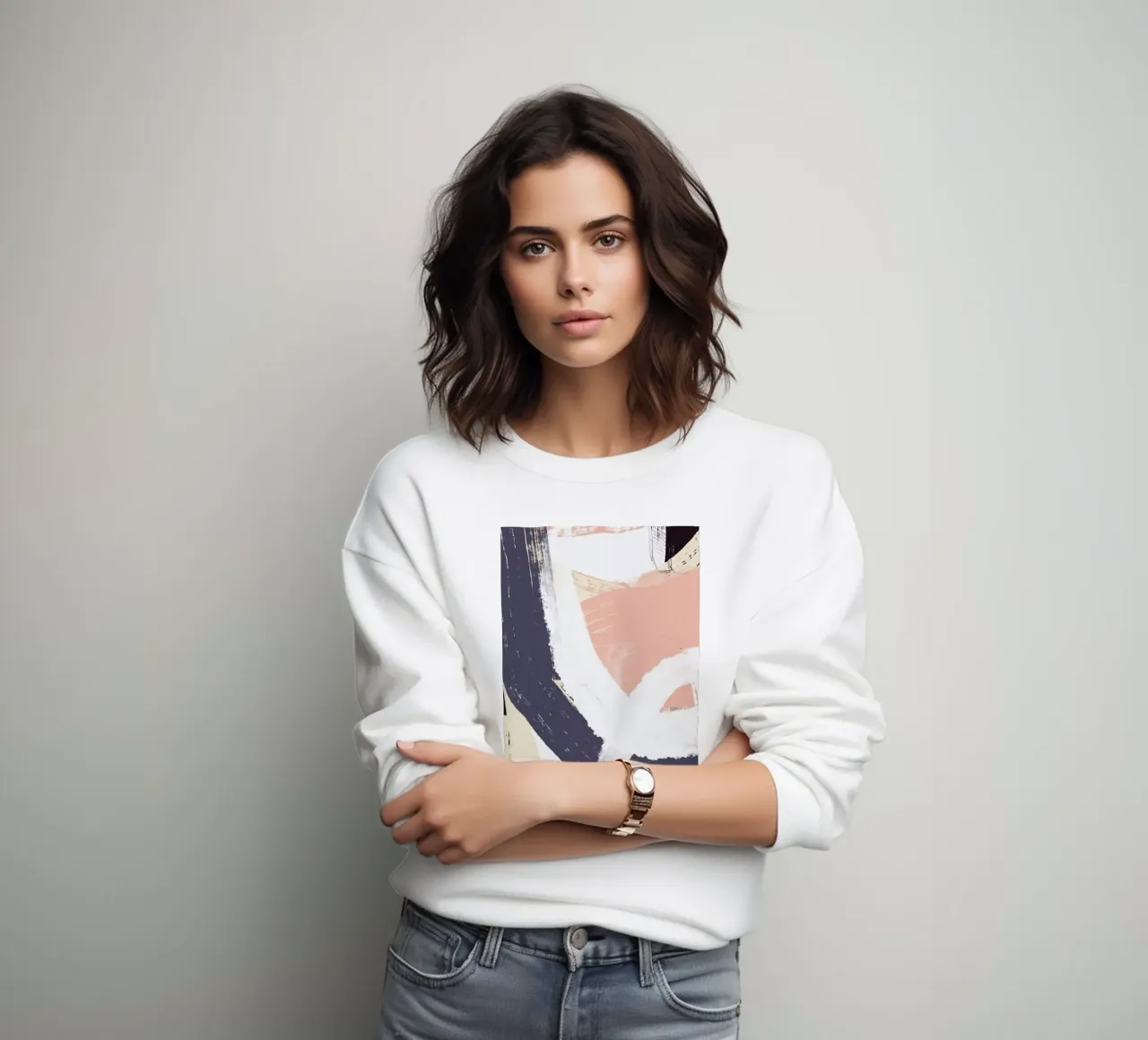 Re Route Sweatshirt von Jilli Darling Art