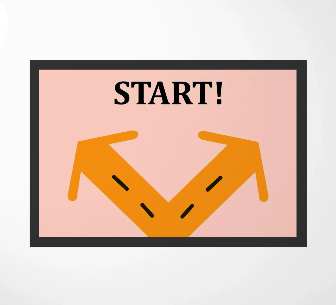 Kies je eigen manier deurmat van Kintsugi99