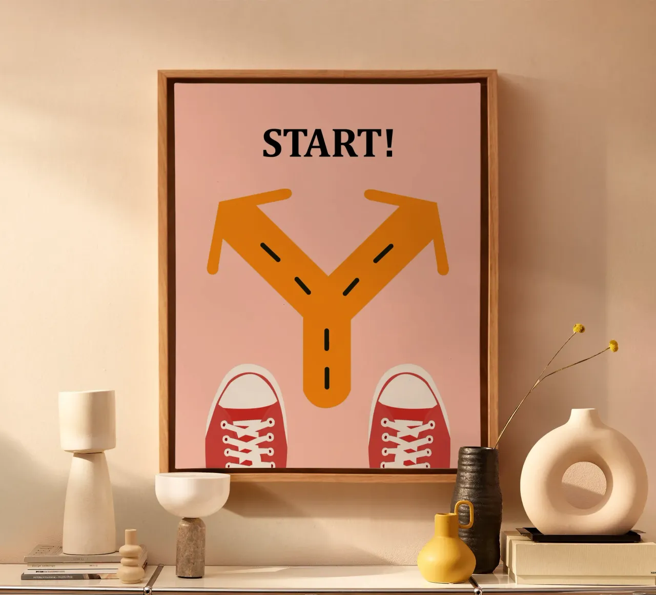 Choose Your Own Way canvas by Kintsugi99