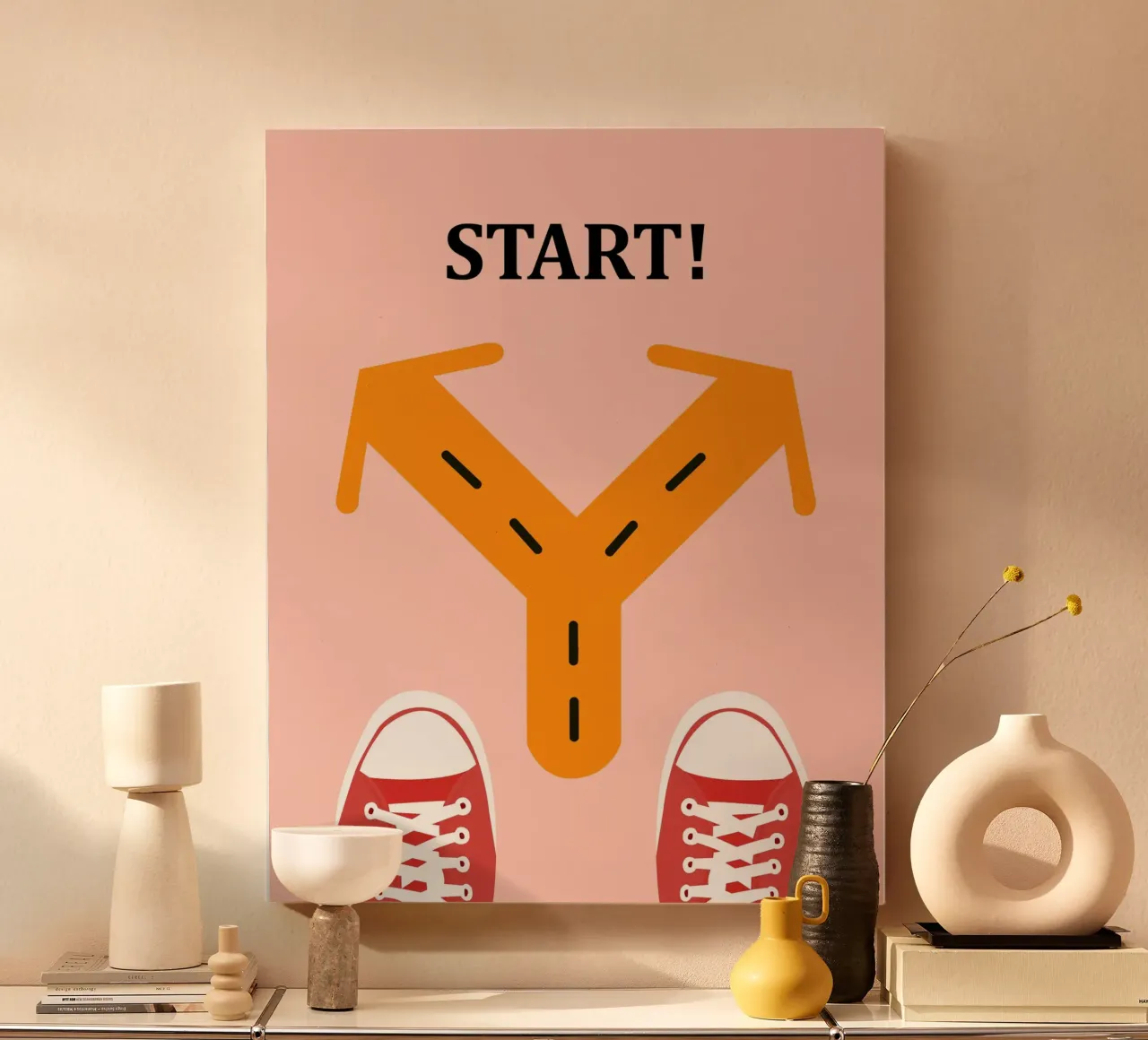 Choose Your Own Way canvas by Kintsugi99