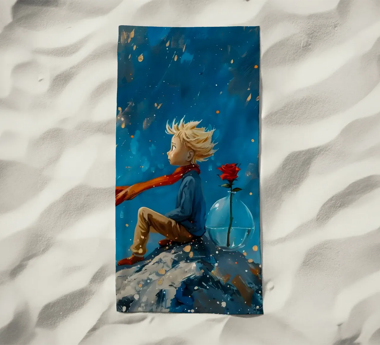 Il piccolo principe telo mare da M-Ulrich-Digital Art