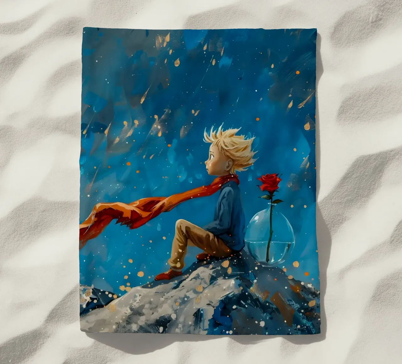 Il piccolo principe telo mare da M-Ulrich-Digital Art