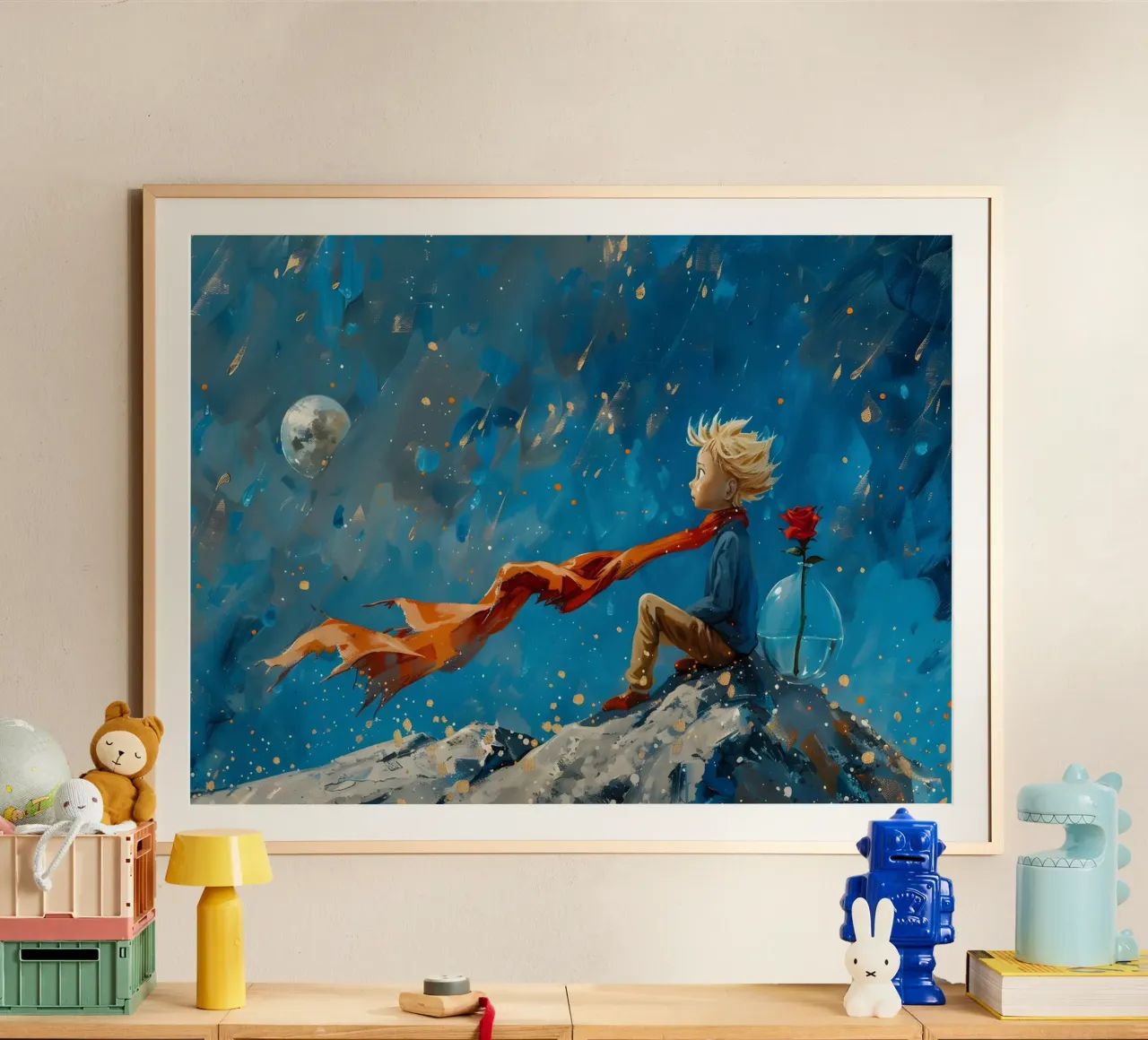 Il piccolo principe carta hahnemühle da M-Ulrich-Digital Art
