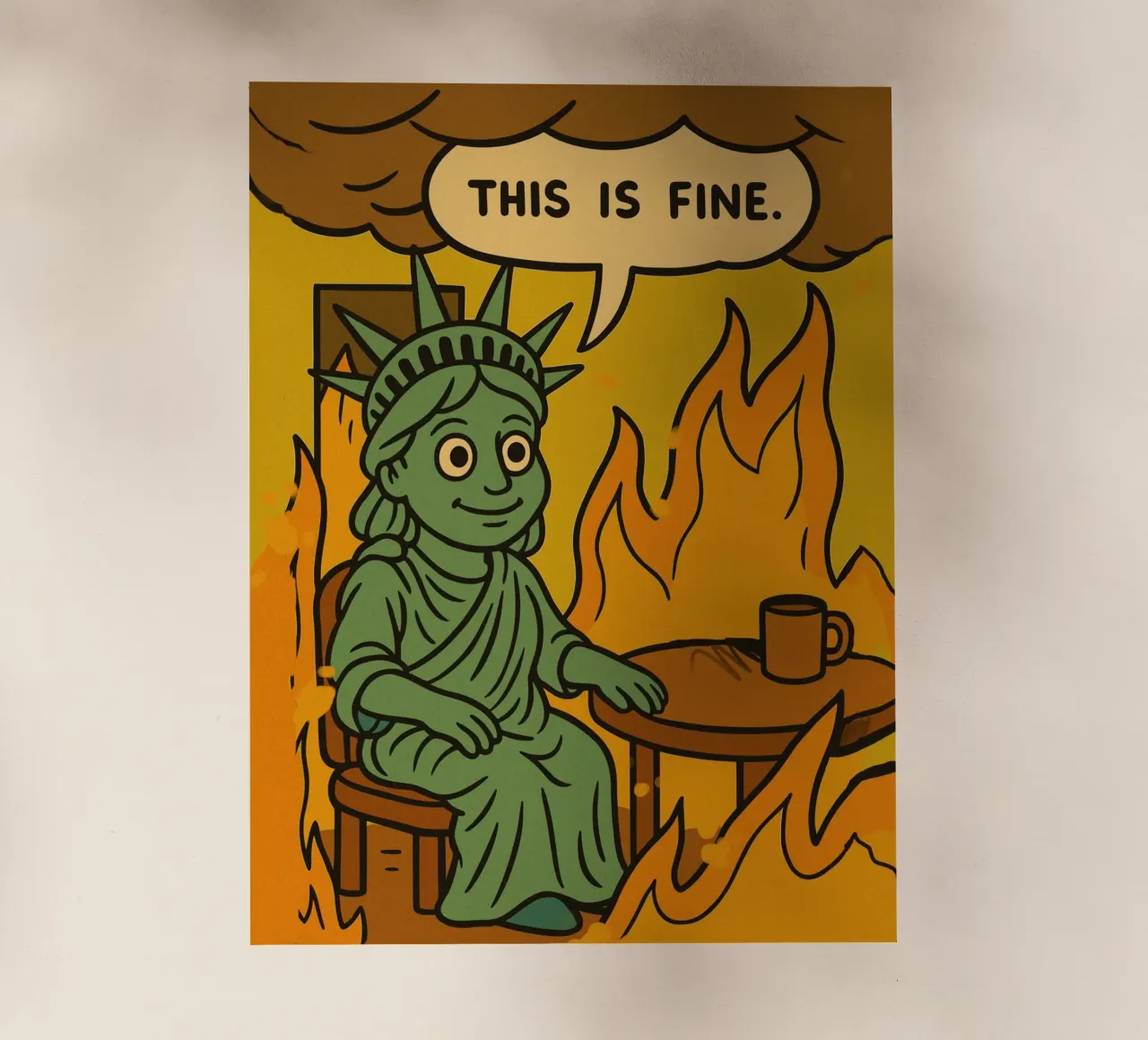 Statue of Liberty this is fine pellicola backlit da ramosashop
