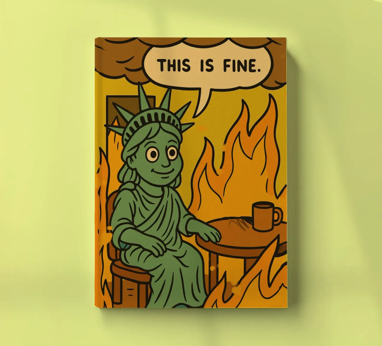 Statue of Liberty this is fine notebook by ramosashop