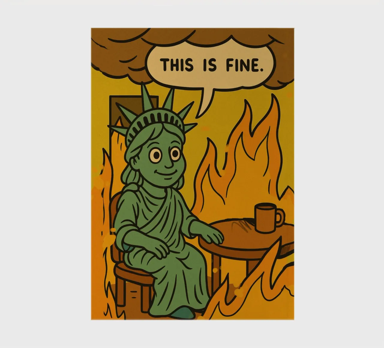 Statue of Liberty this is fine notebook by ramosashop