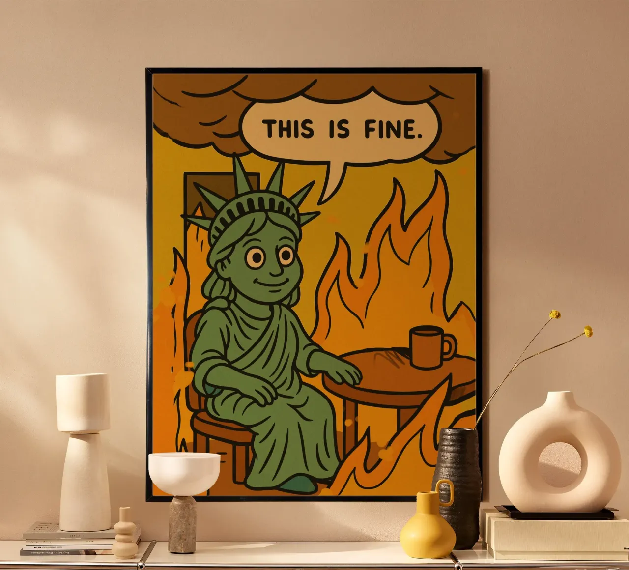 Statue of Liberty this is fine poster da ramosashop