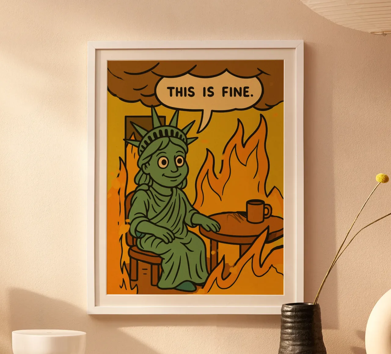 Statue of Liberty this is fine poster da ramosashop