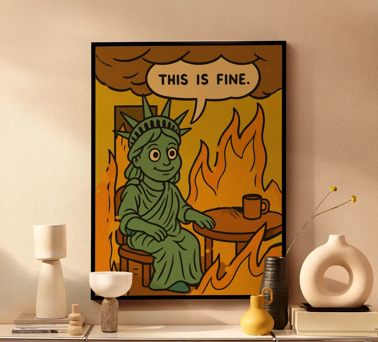 Statue of Liberty this is fine poster da ramosashop