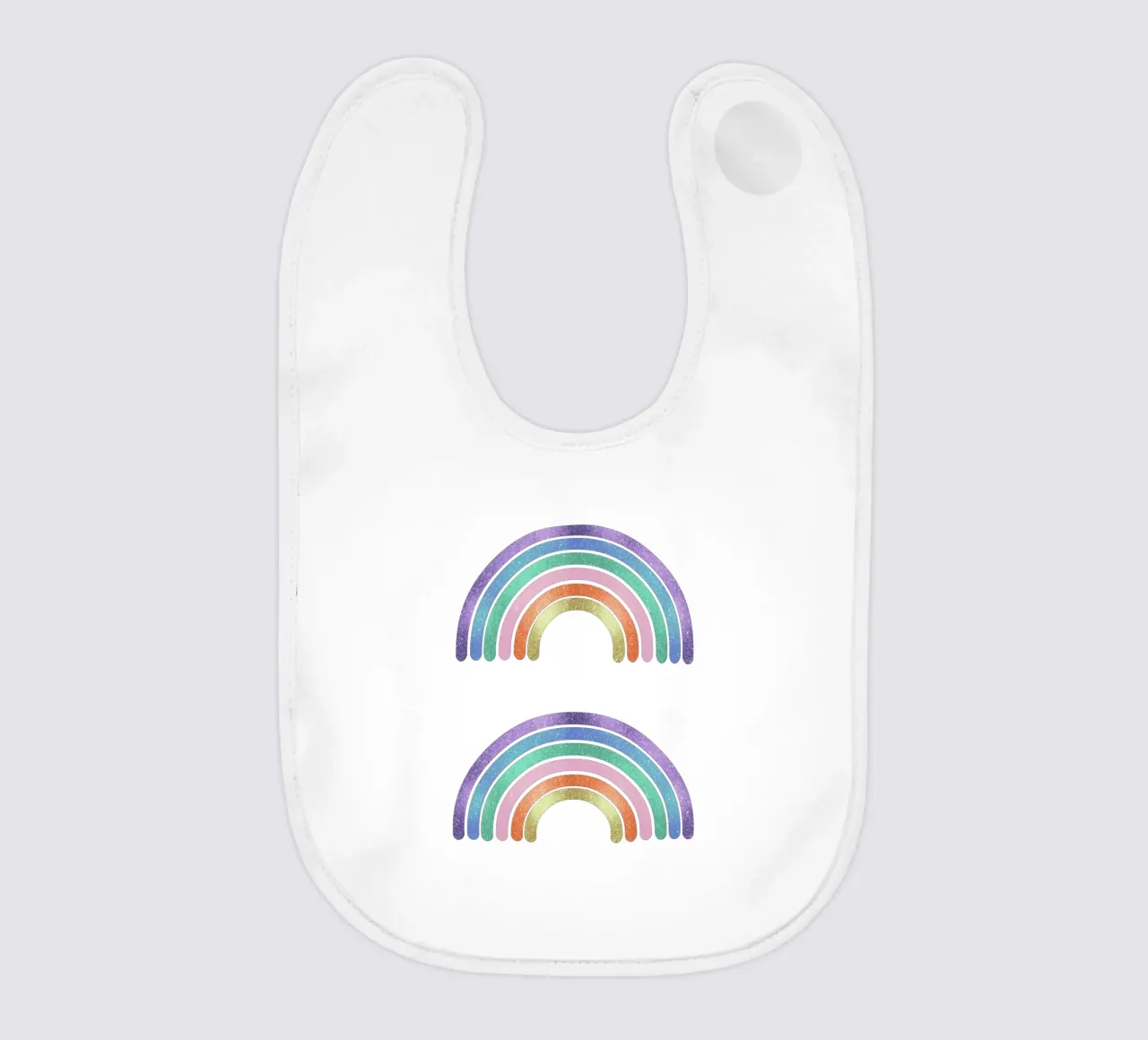 Glitzer Regenbogen Babylätzchen von cafelab