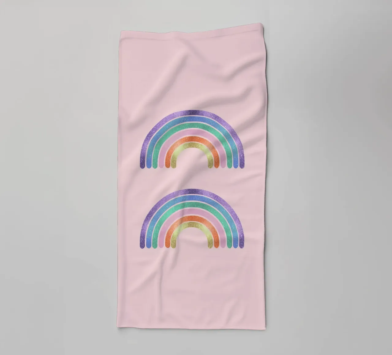 Glitzer Regenbogen Handtuch von cafelab