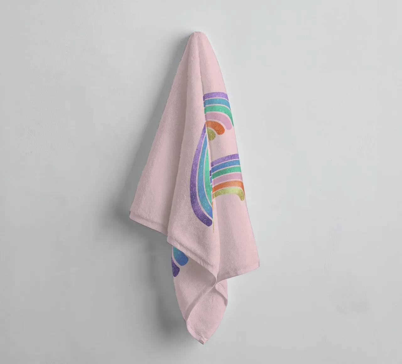 Glitzer Regenbogen Handtuch von cafelab