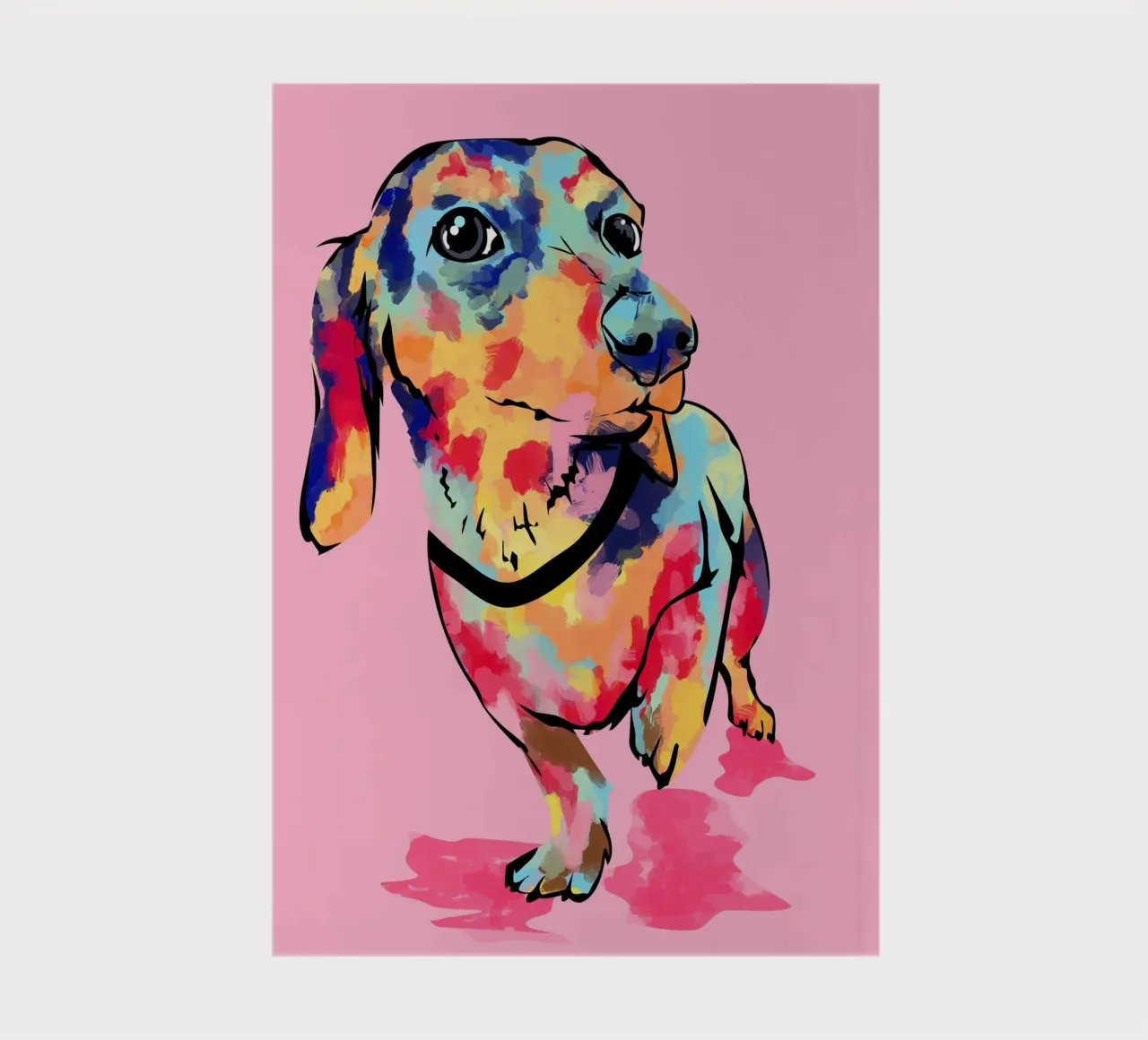 Rainbow Pup notebook by Kintsugi99