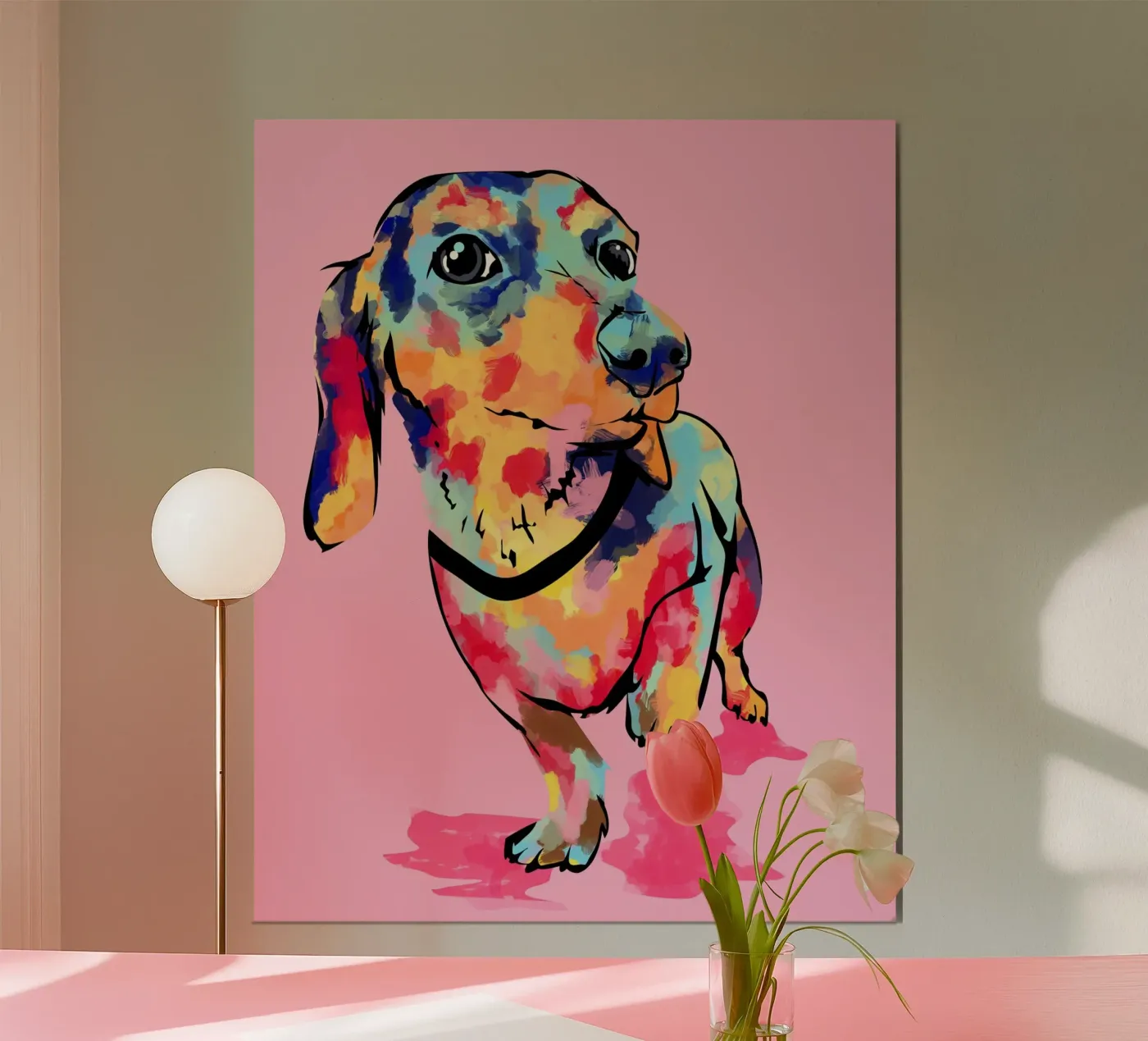 Rainbow Pup poster by Kintsugi99