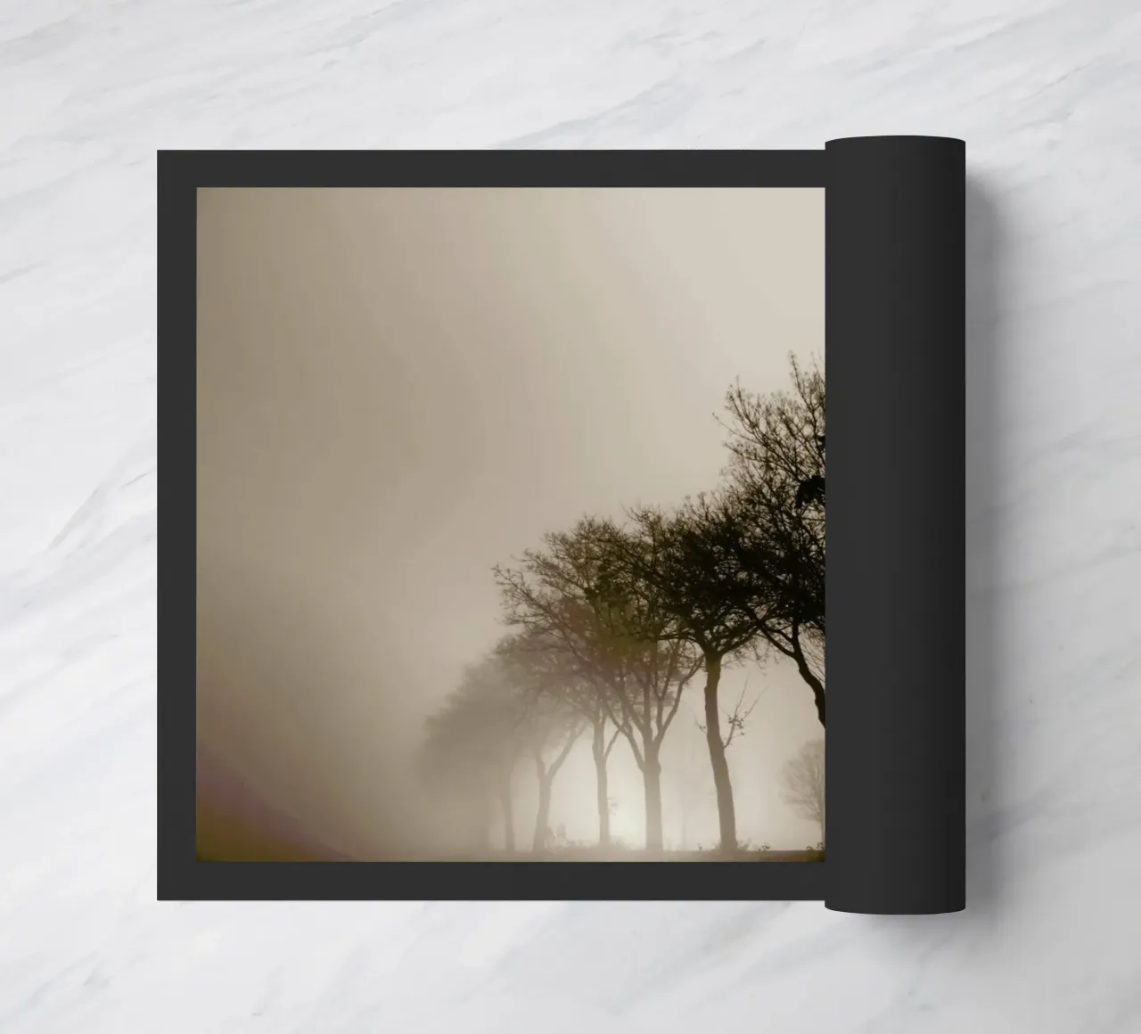 Brown Trees deurmat van Monika Strigel