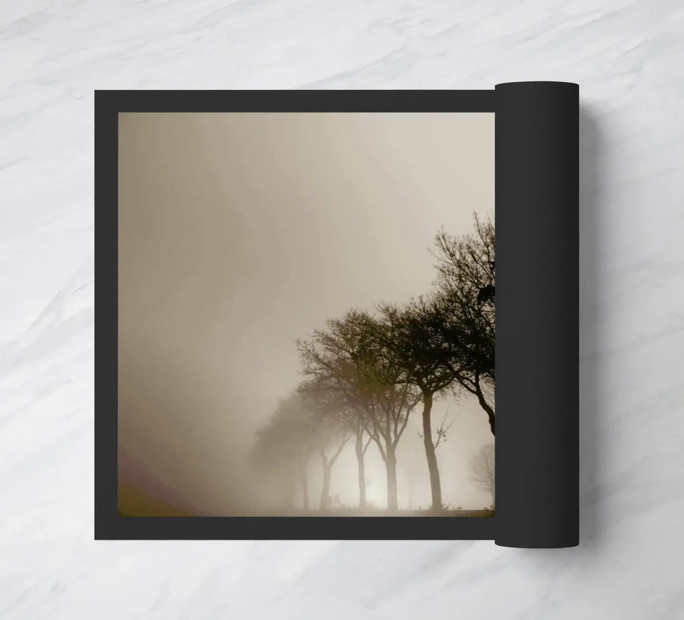 Brown Trees doormat by Monika Strigel