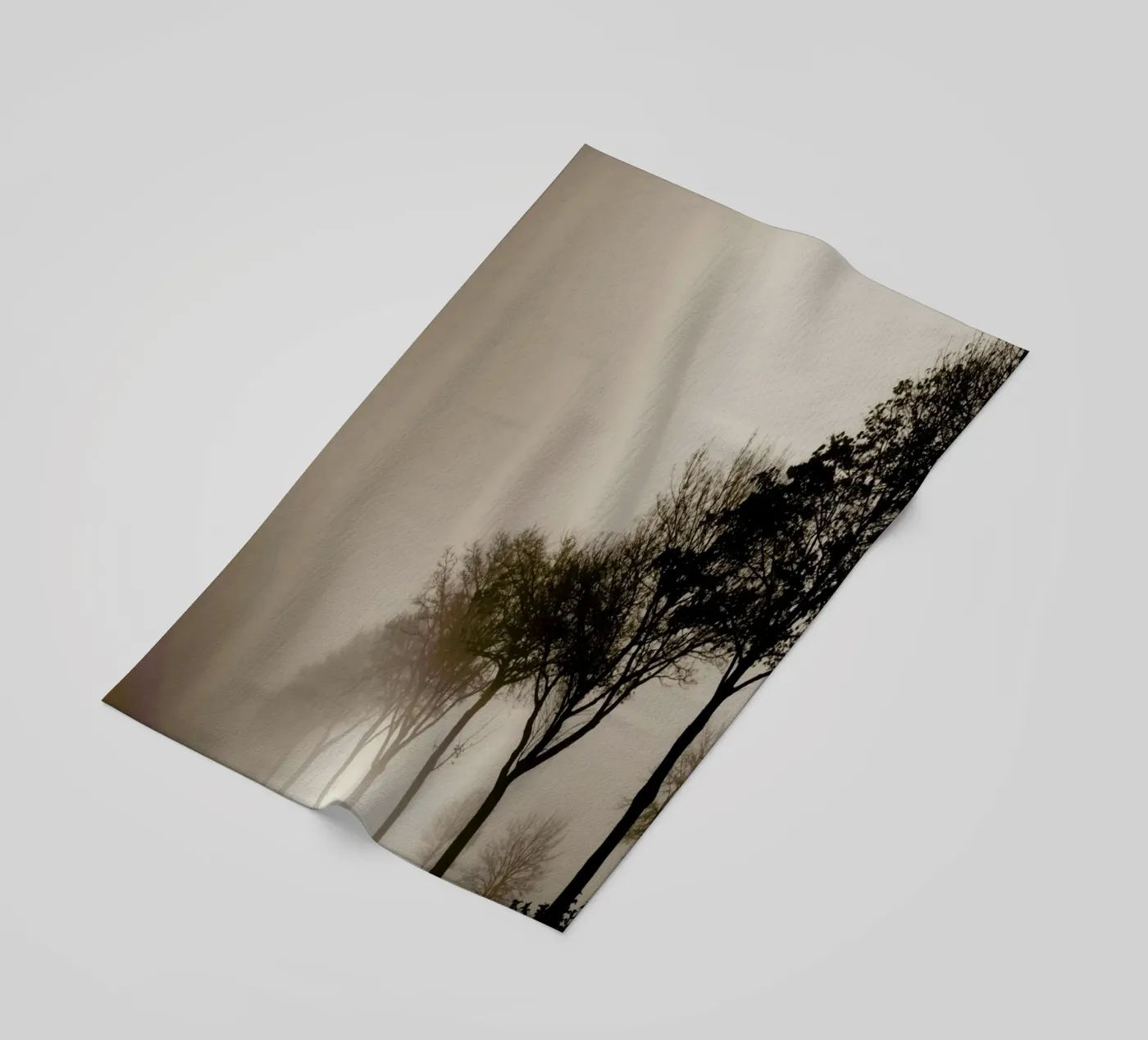 Brown Trees strandhanddoek van Monika Strigel