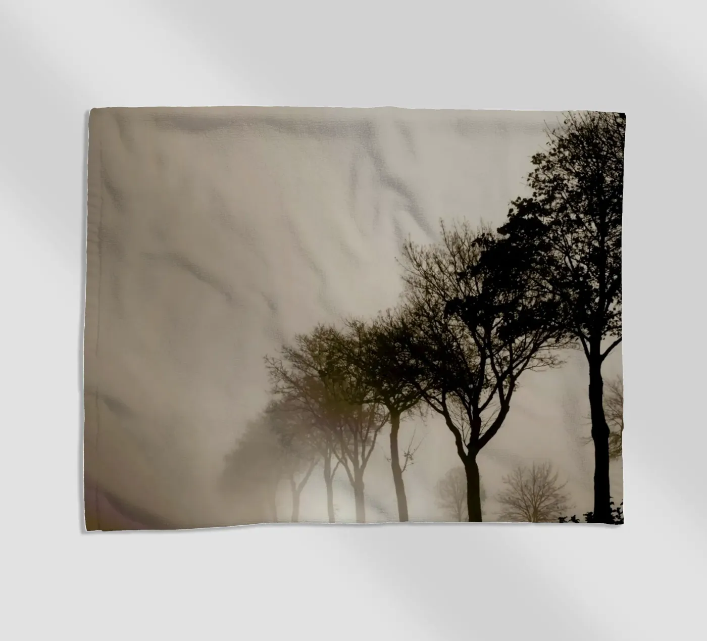 Brown Trees strandhanddoek van Monika Strigel