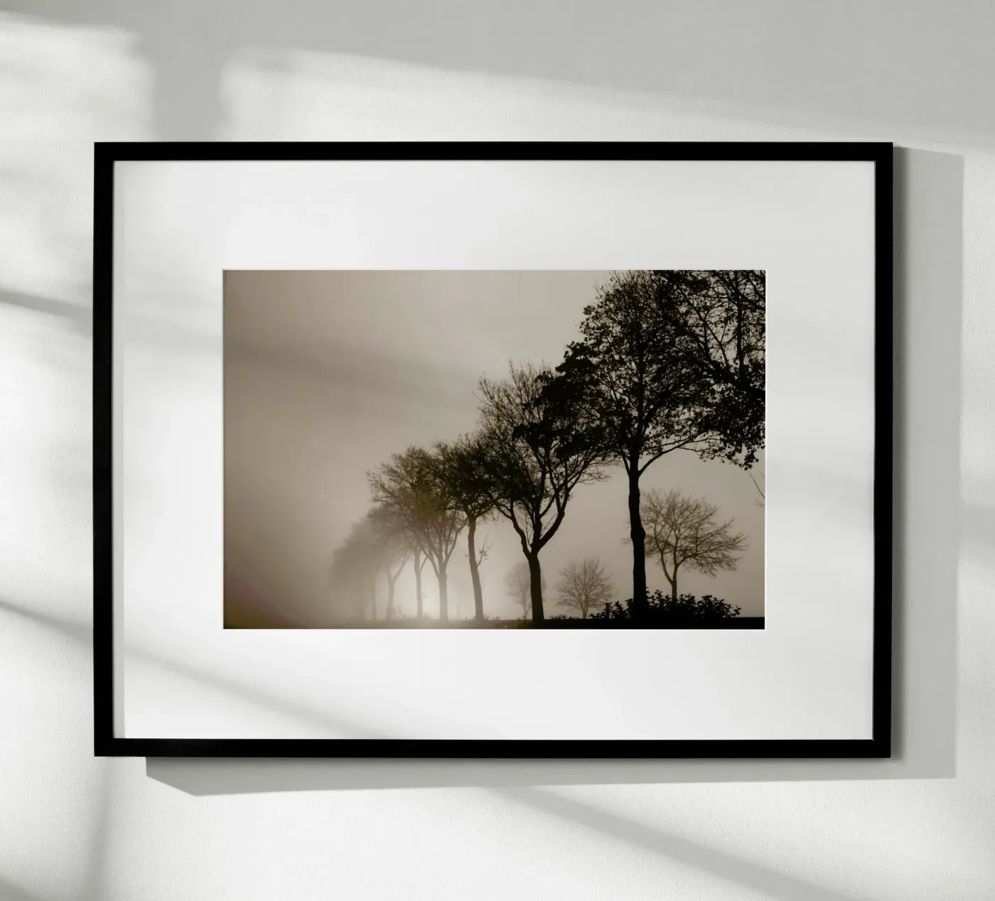 Brown Trees poster by Monika Strigel