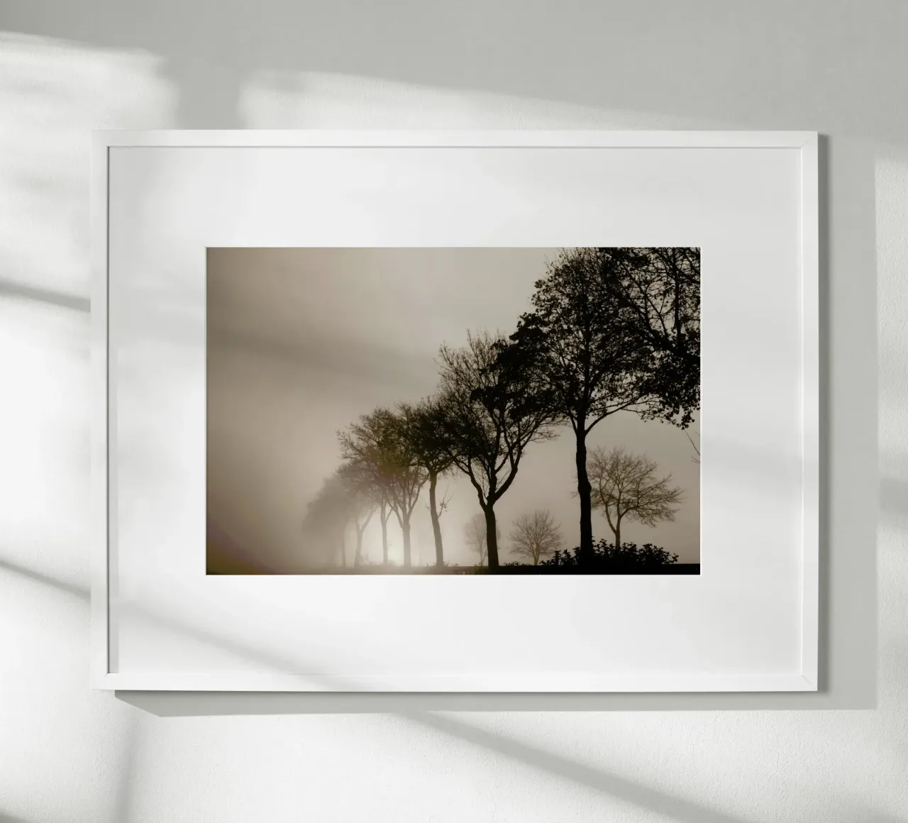 Brown Trees poster by Monika Strigel