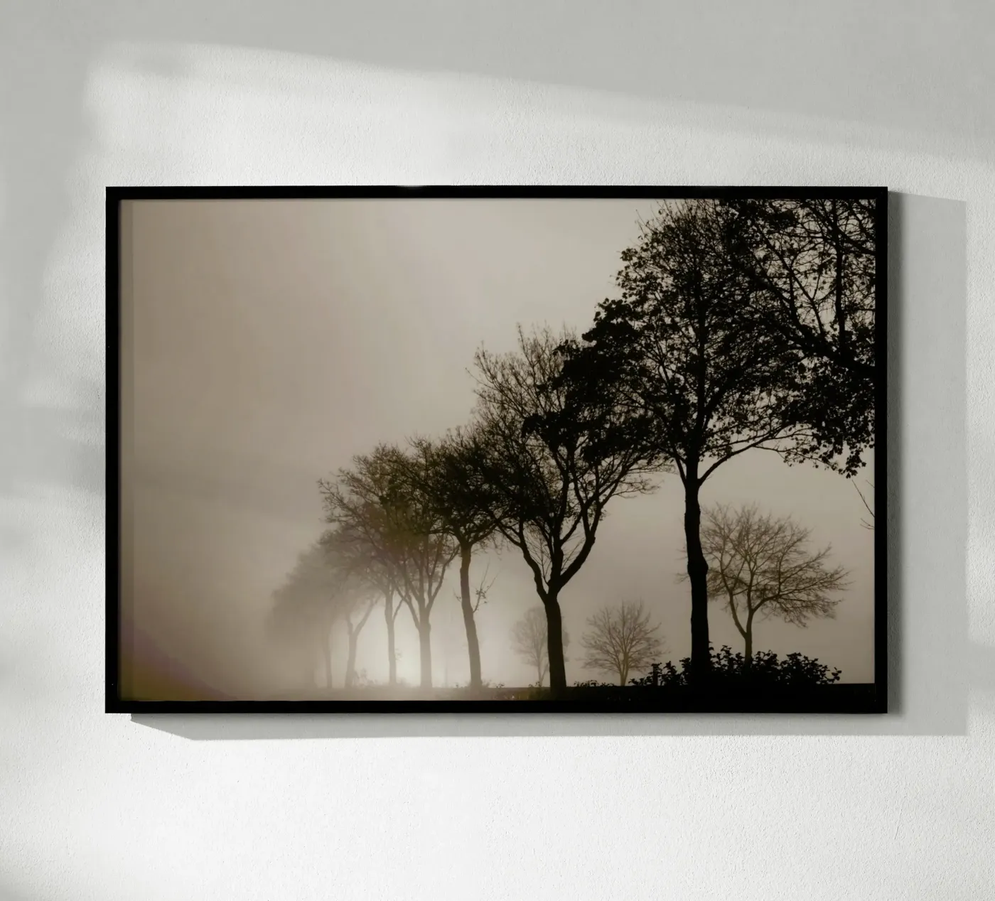 Brown Trees poster by Monika Strigel