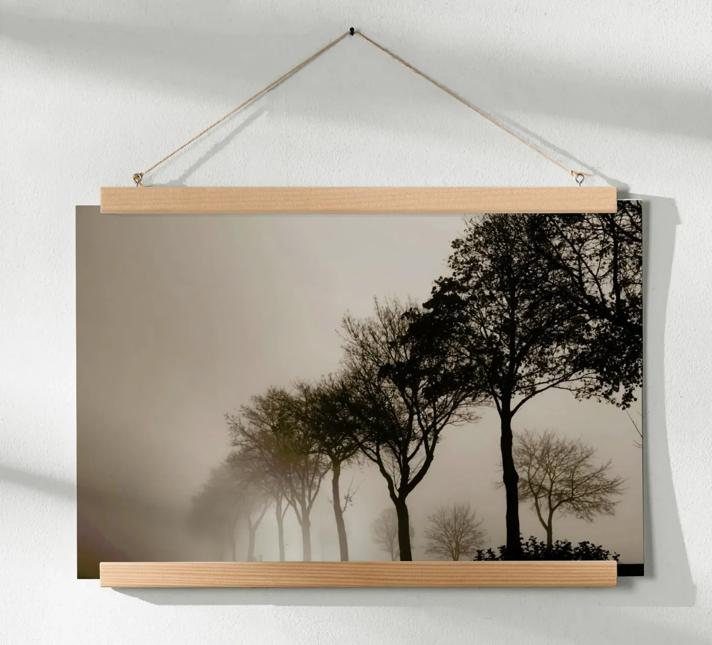 Brown Trees poster by Monika Strigel