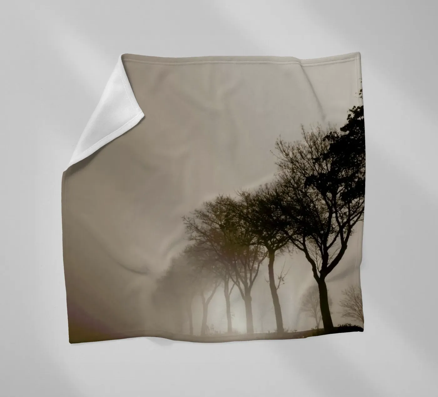 Brown Trees fleecedeken van Monika Strigel