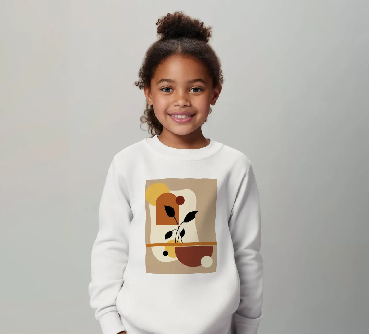 Geometrische moderne kunst kinder sweatshirt van Kintsugi99