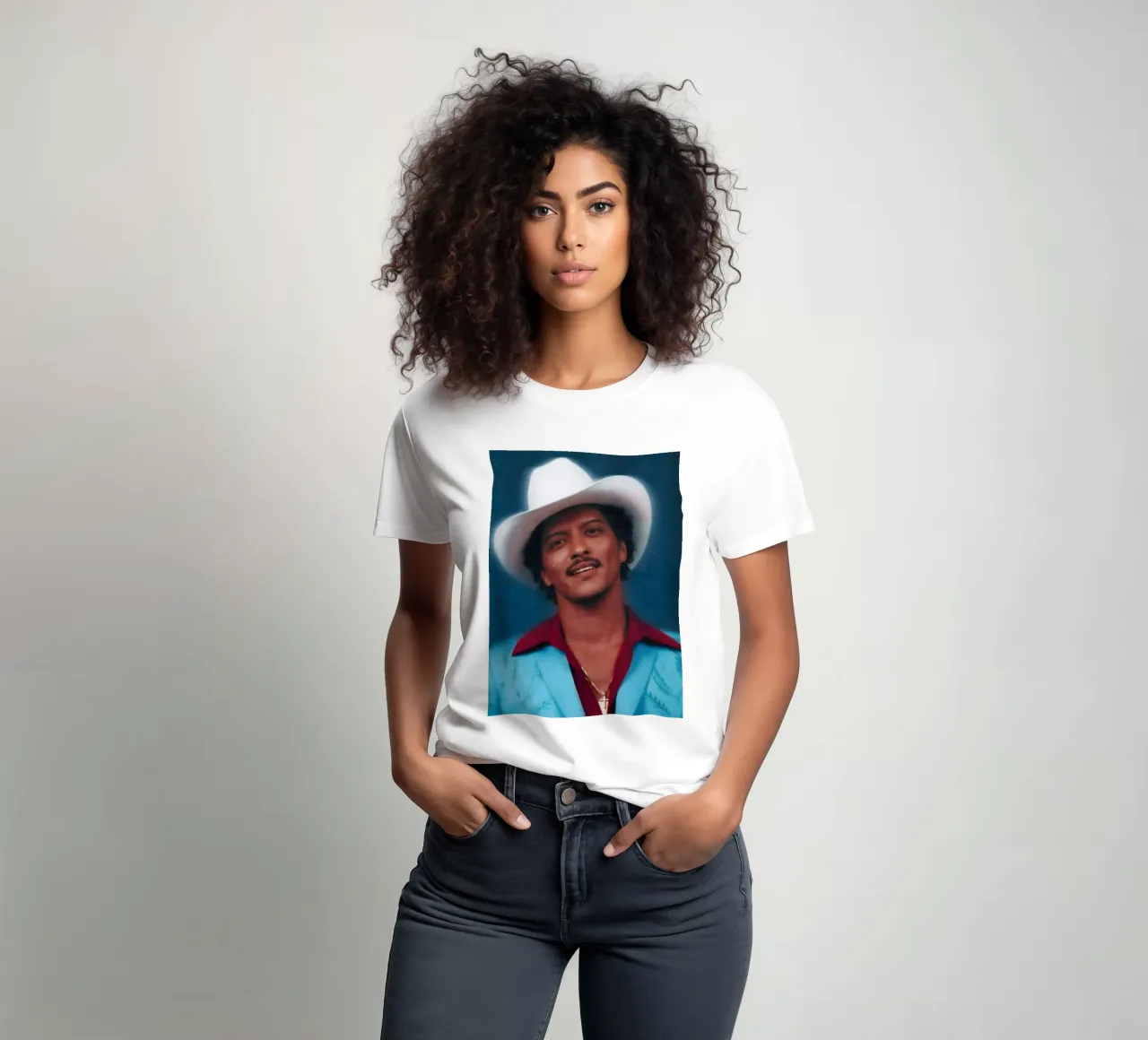 Bruno mars t-shirt da Low poly art