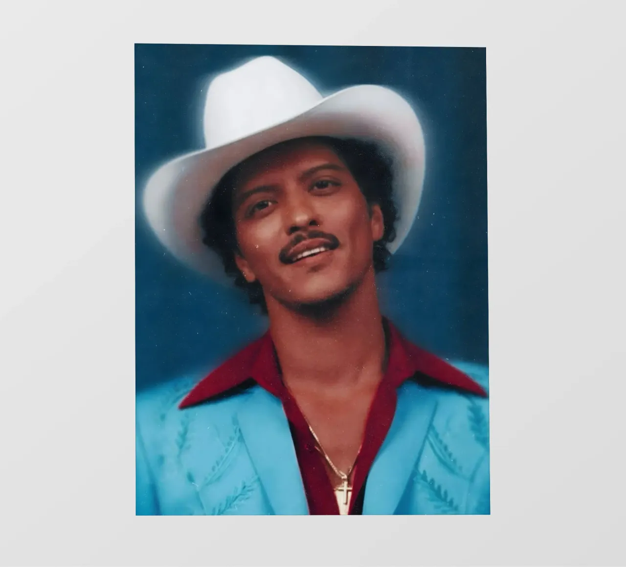Bruno mars pellicola backlit da Low poly art