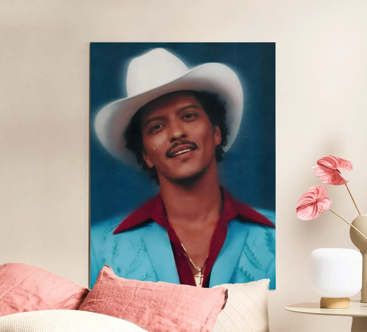 Bruno mars carta hahnemühle da Low poly art